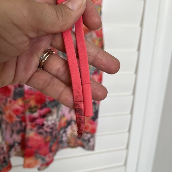 Athleta Marlow Romper Floral Print Size M floral print Semi-fitted ties at waist - Picture 8 of 10